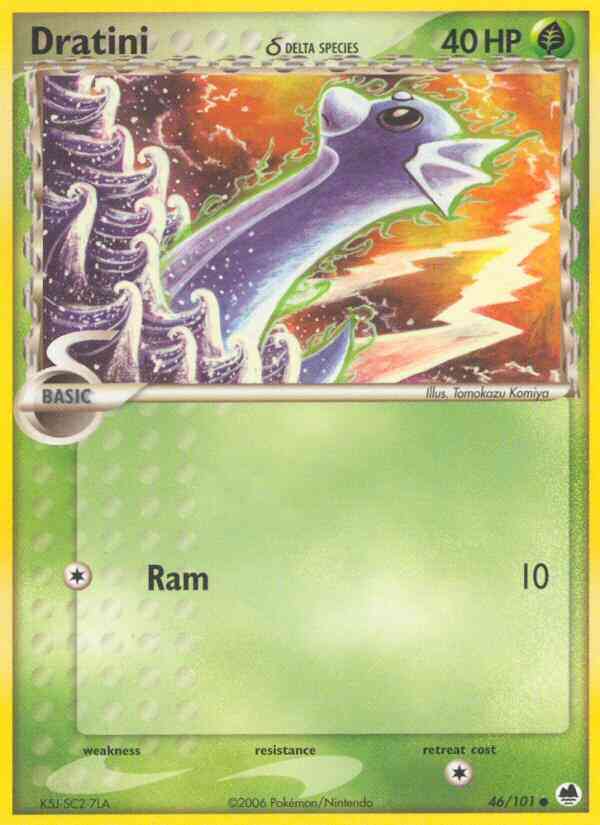 Dratini δ - 46/101 - Common [ex15-46] [Non-Holo]