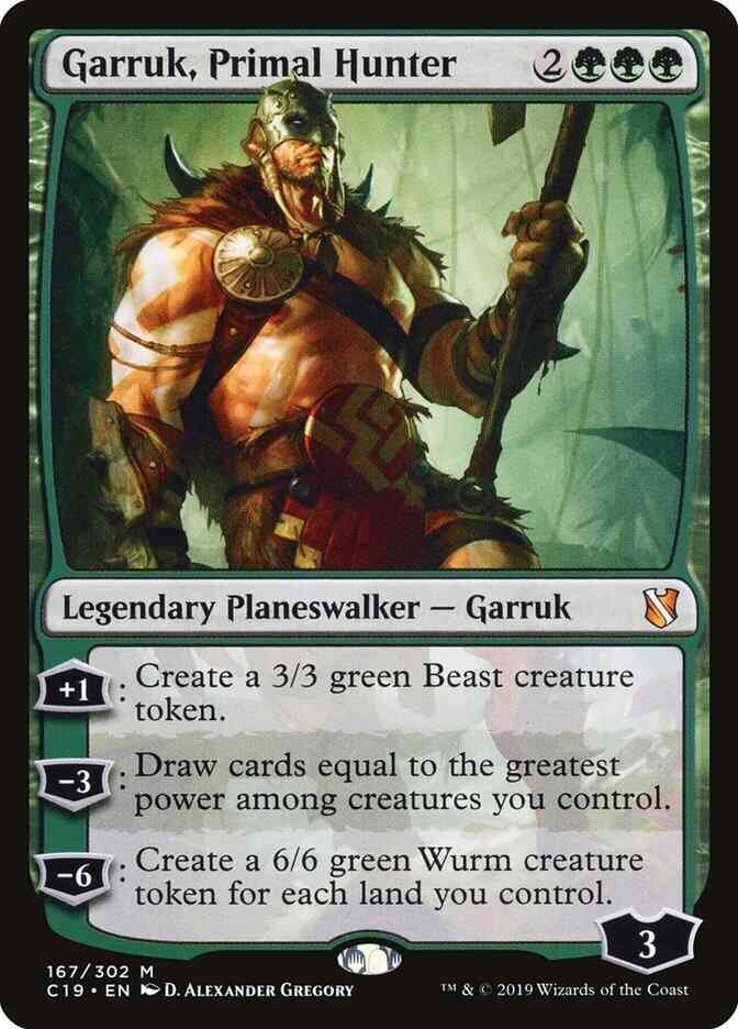 Garruk, Primal Hunter [167] [Commander 2019] [Non-Foil]