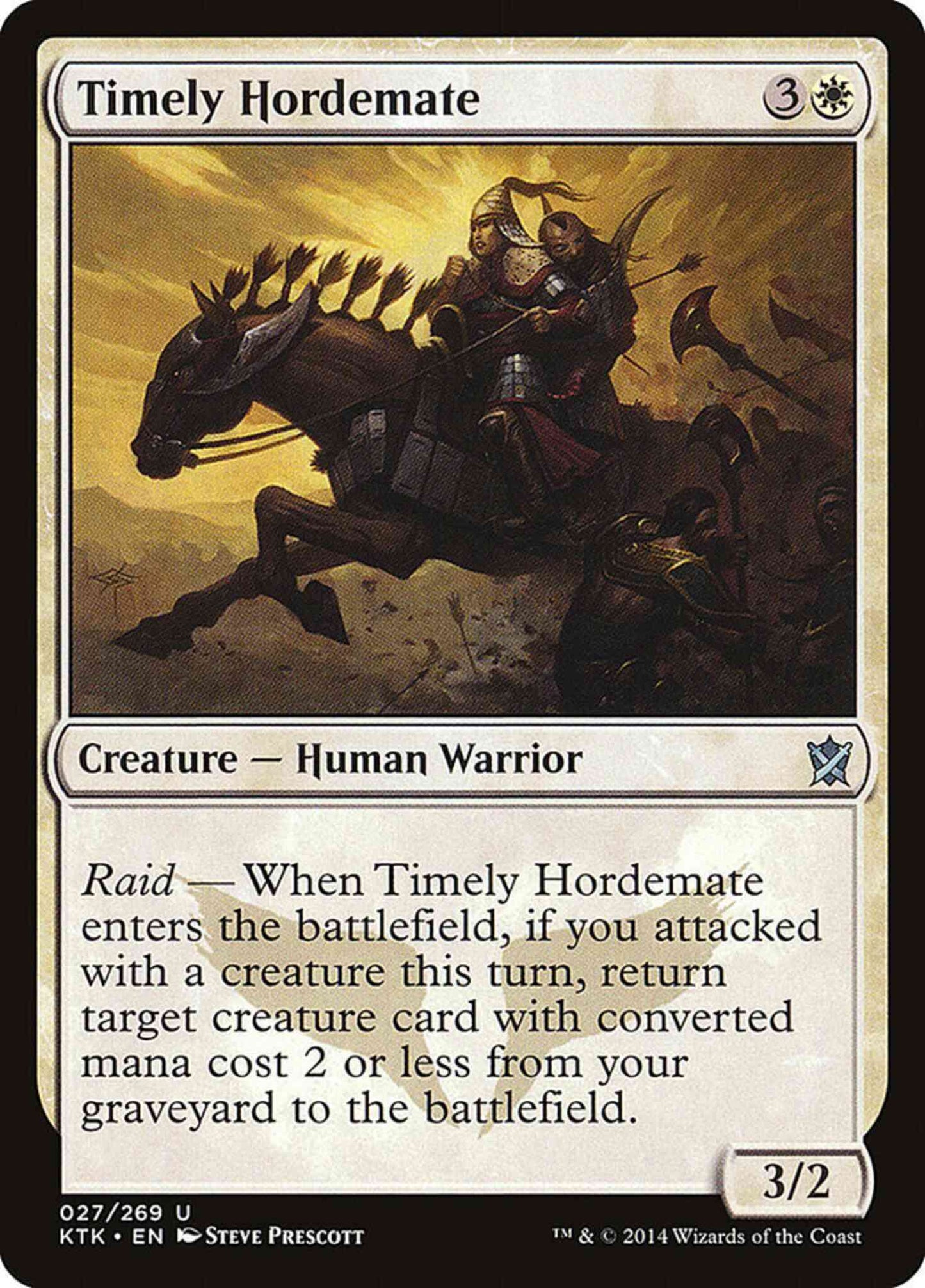 Timely Hordemate [27] [Khans Of Tarkir] [Non-Foil]