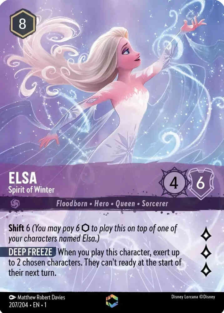 Elsa - Spirit of Winter (Enchanted) - 207/204 [The First Chapter] [Holofoil]