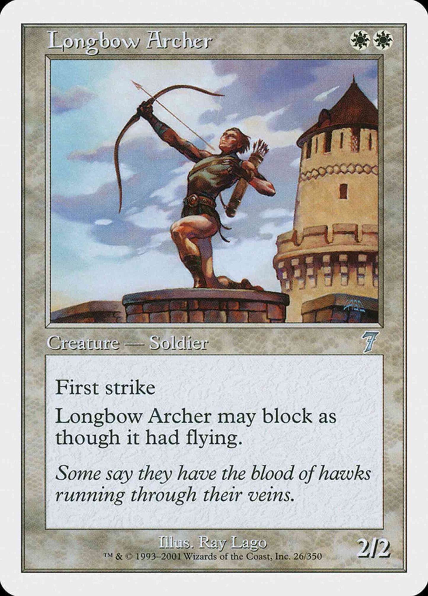 Longbow Archer [26] [Seventh Edition] [Non-Foil]