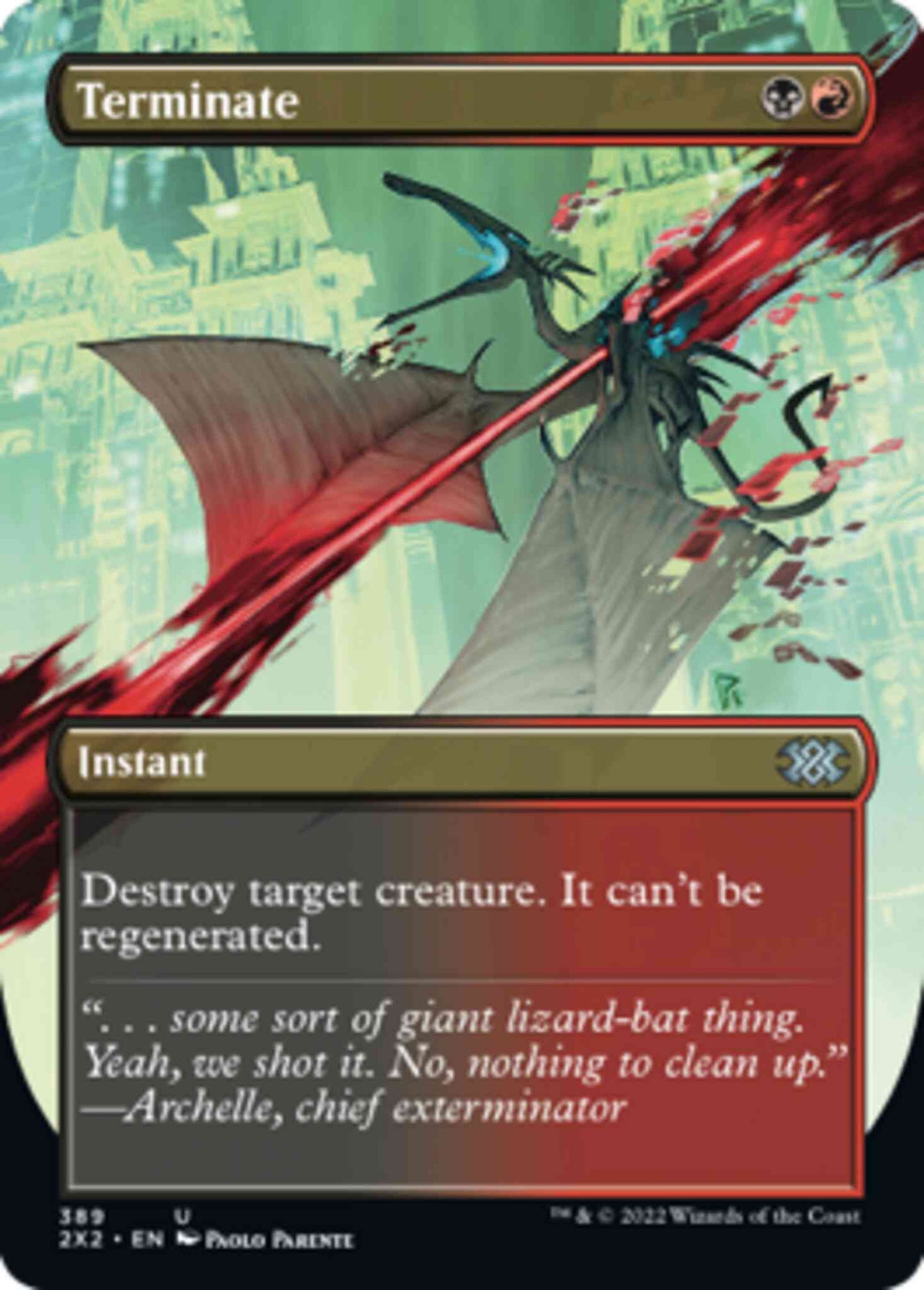 Terminate [389] [Borderless] [Double Masters 2022] [Non-Foil]