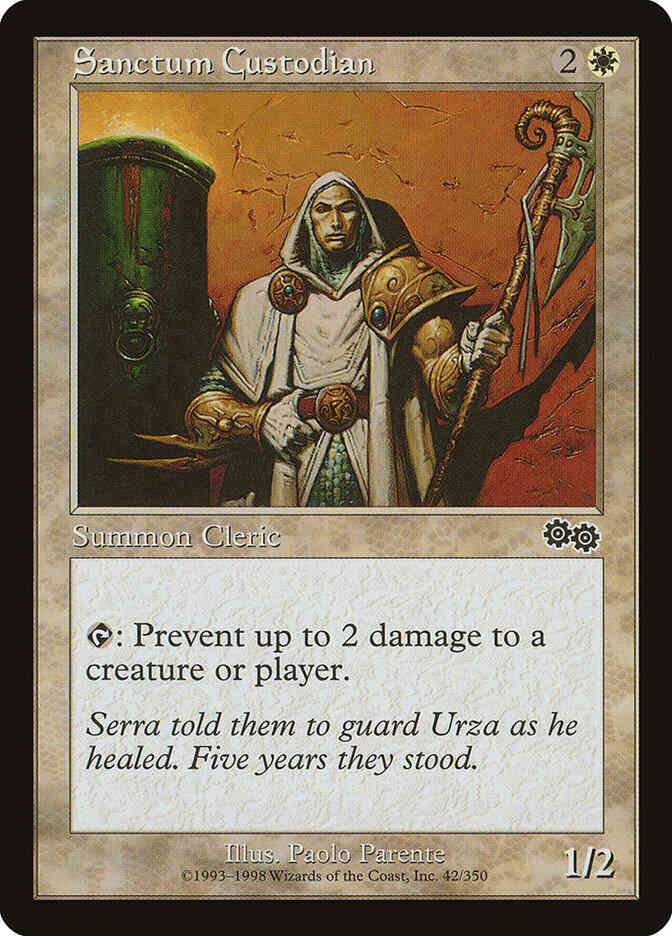 Sanctum Custodian [42] [Urza's Saga] [Non-Foil]