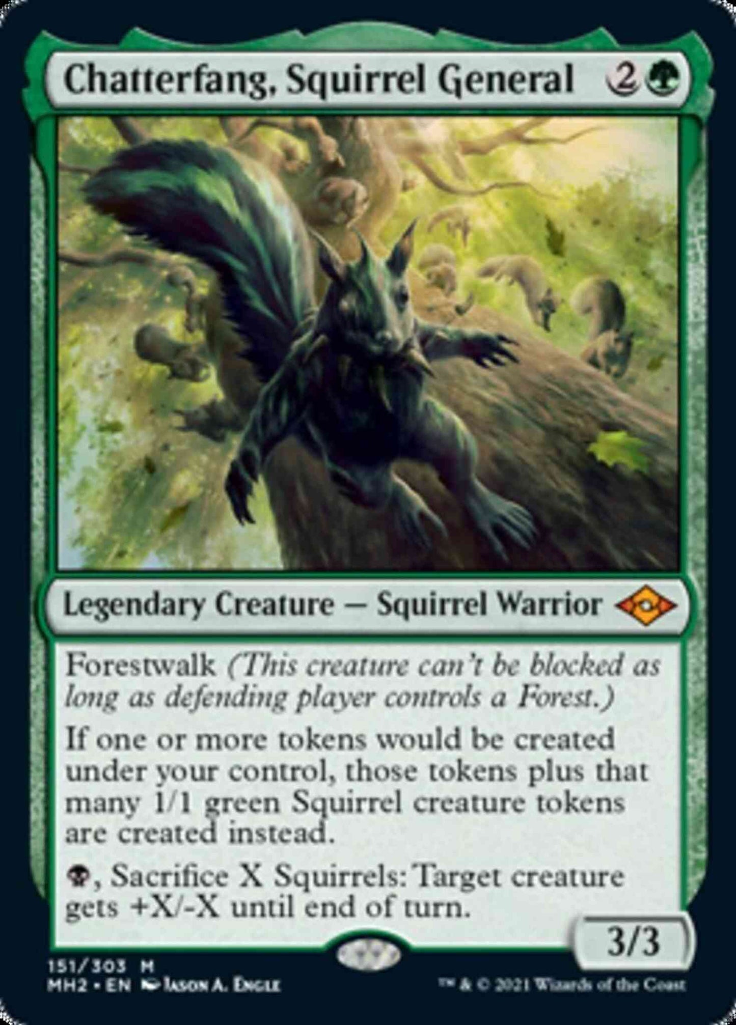 Chatterfang, Squirrel General [151] [Modern Horizons 2] [Non-Foil]