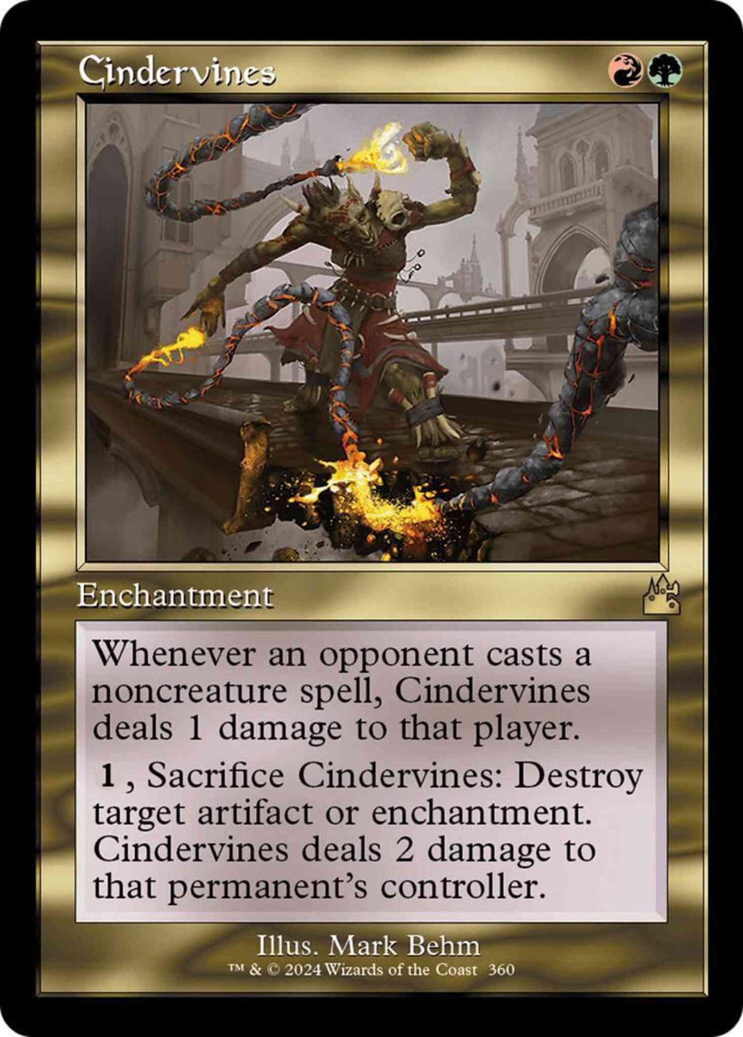 Cindervines [360] [Retro Frame] [Ravnica Remastered] [Non-Foil]