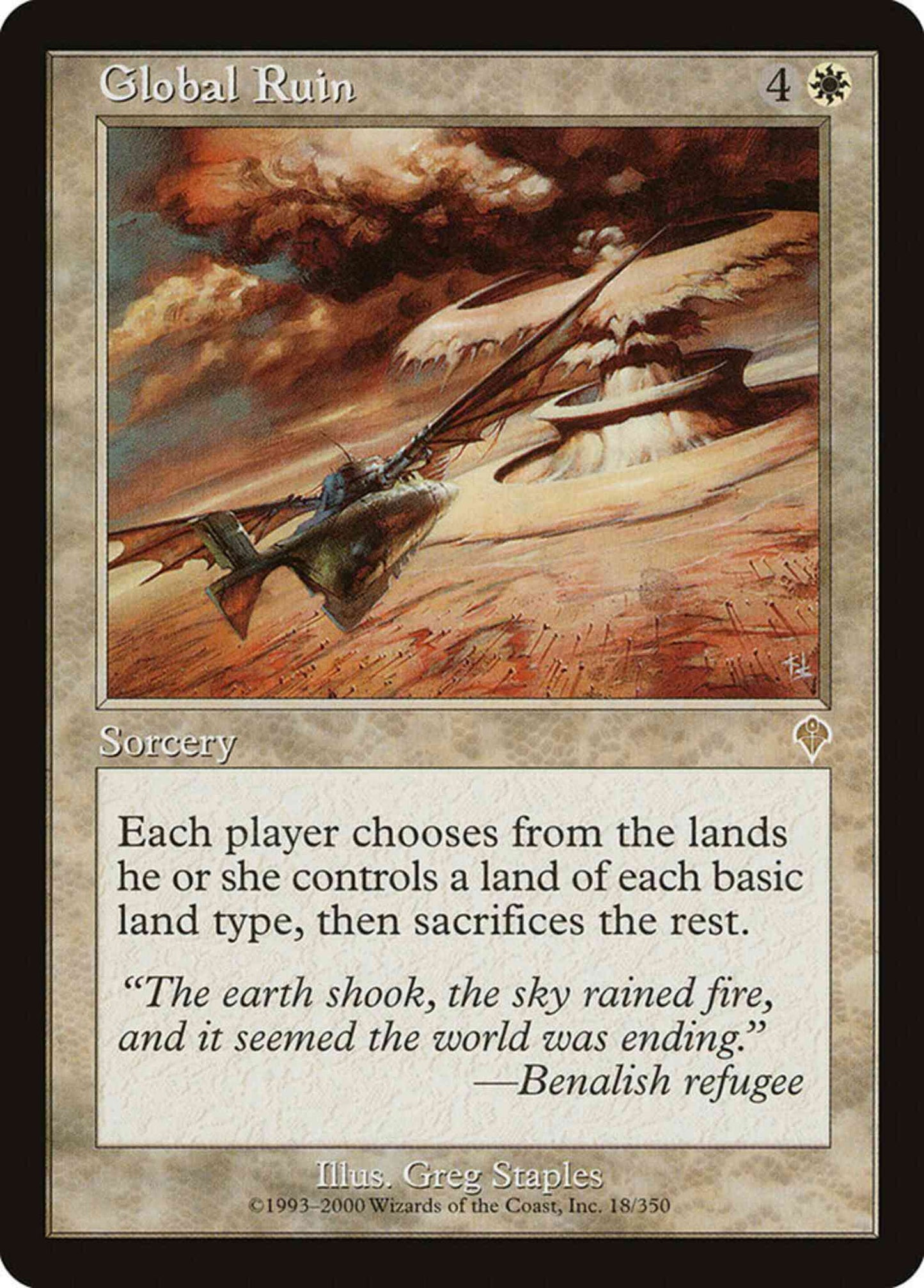 Global Ruin [18] [Invasion] [Non-Foil]