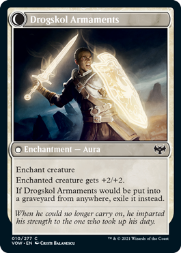 Drogskol Infantry // Drogskol Armaments [10] [Innistrad: Crimson Vow] [Non-Foil]