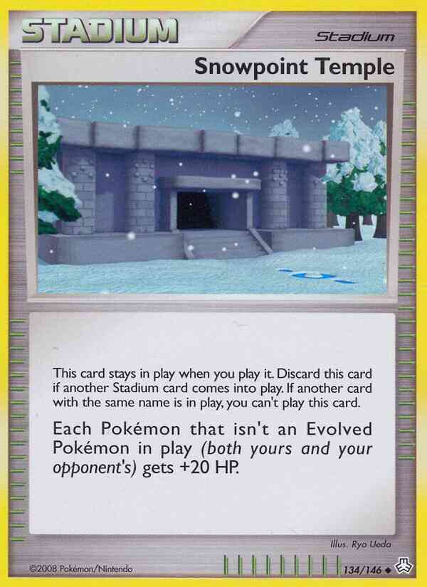 Snowpoint Temple - 134/146 - Uncommon [dp6-134] [Non-Holo]