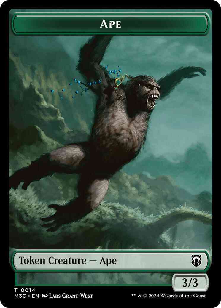 Ape Token (14) // Plant Token (26) [Modern Horizons 3: Commander: Tokens] [Non-Foil]