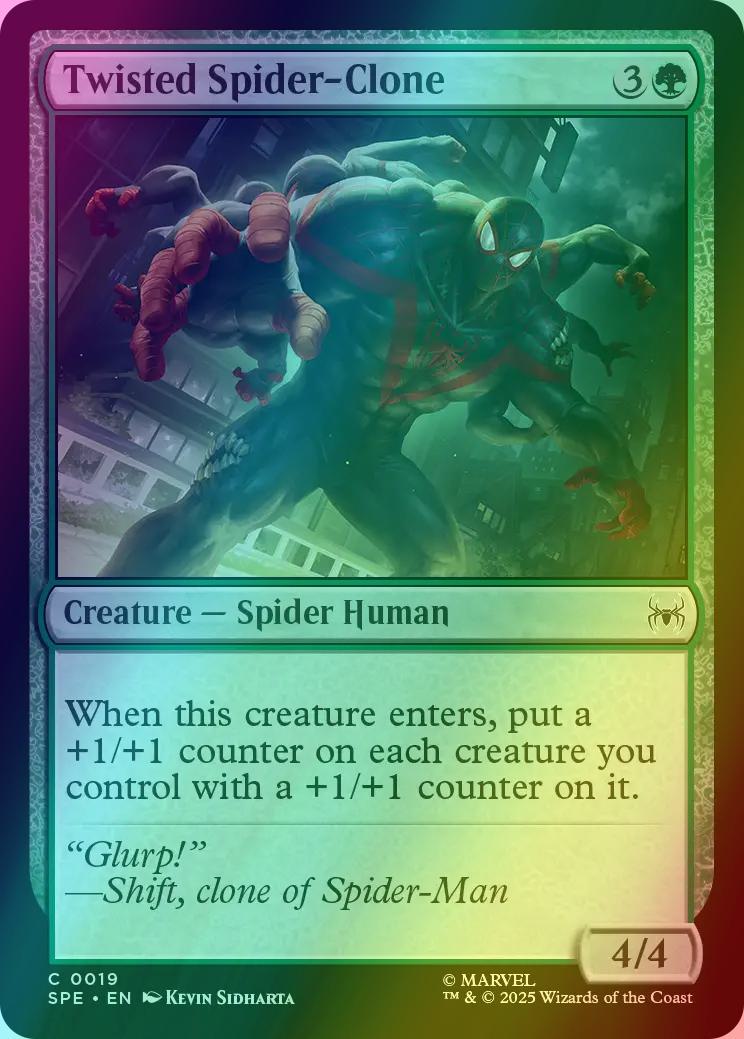 Twisted Spider-Clone [19] [Marvel's Spider-Man Eternal] [Foil]