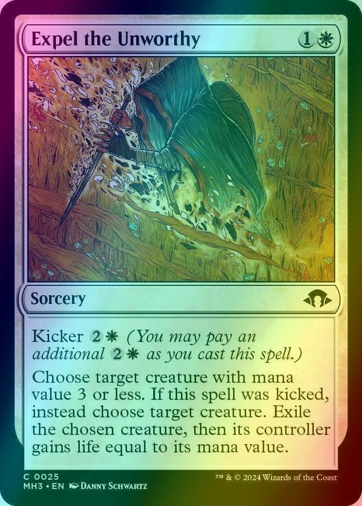 Expel the Unworthy [25] [Modern Horizons 3] [Foil]