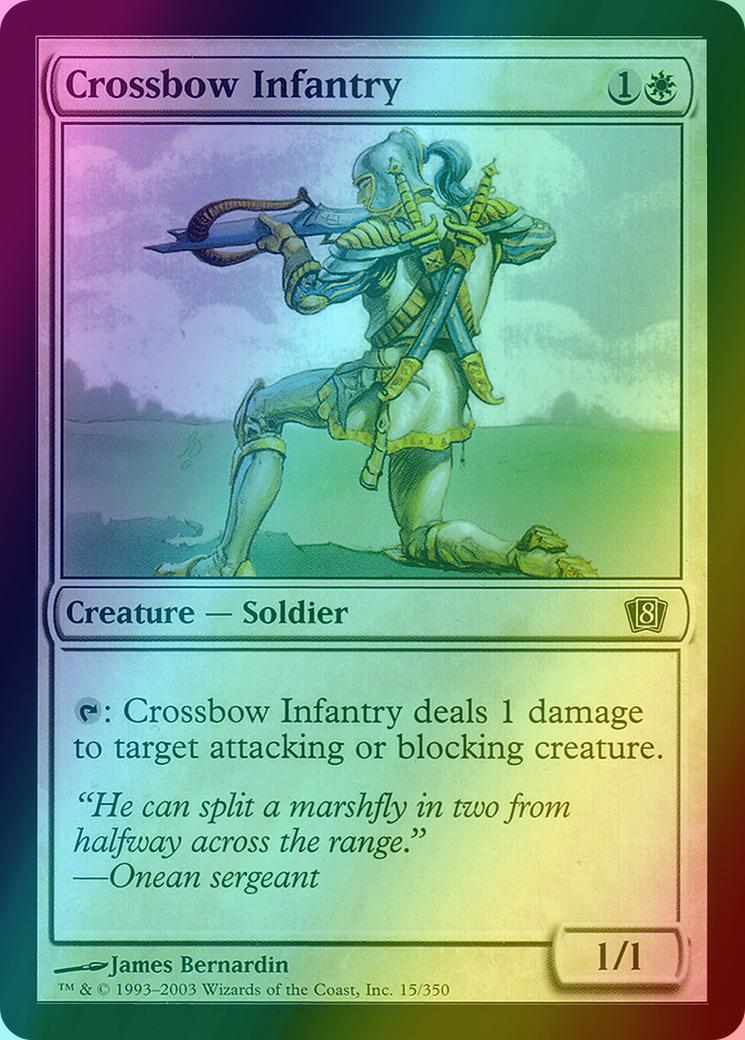 Crossbow Infantry [15x] [Eighth Edition] [Foil]