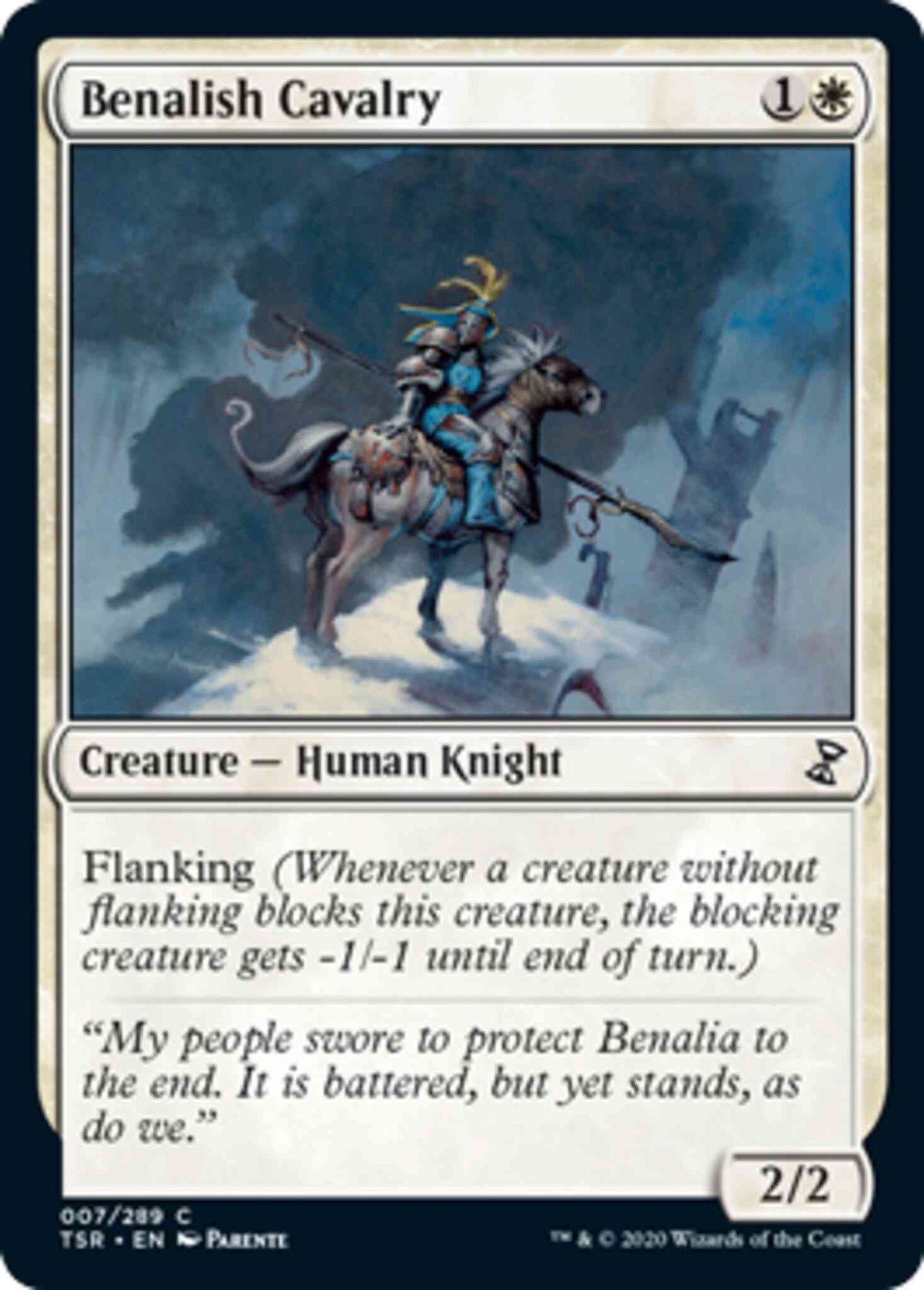 Benalish Cavalry [7] [Time Spiral Remastered] [Non-Foil]