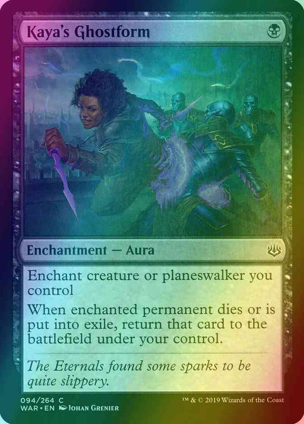 Kaya's Ghostform [94] [War of the Spark] [Foil]