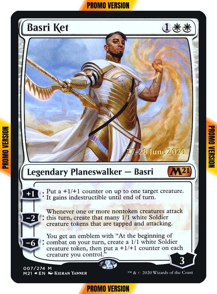 Basri Ket [Prerelease] [7s] [Core Set 2021 Promos] [Foil]