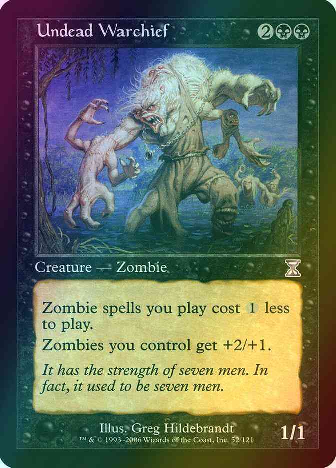 Undead Warchief [52] [Time Spiral Timeshifted] [Foil]