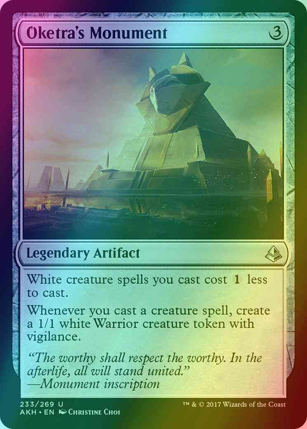 Oketra's Monument [233] [Amonkhet] [Foil]