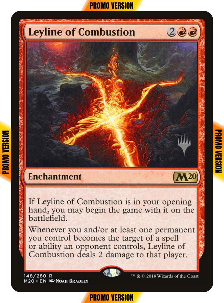 Leyline of Combustion [148p] [Promo Pack] [Core Set 2020 Promos] [Foil]