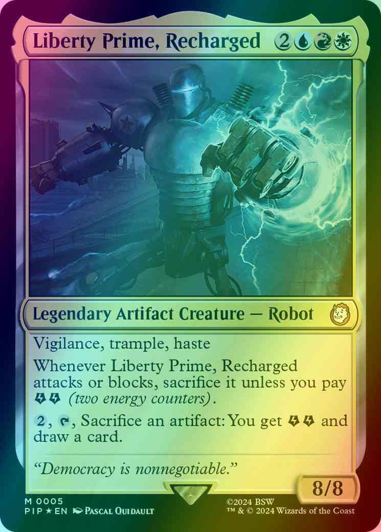 Liberty Prime, Recharged [5] [Fallout] [Foil]