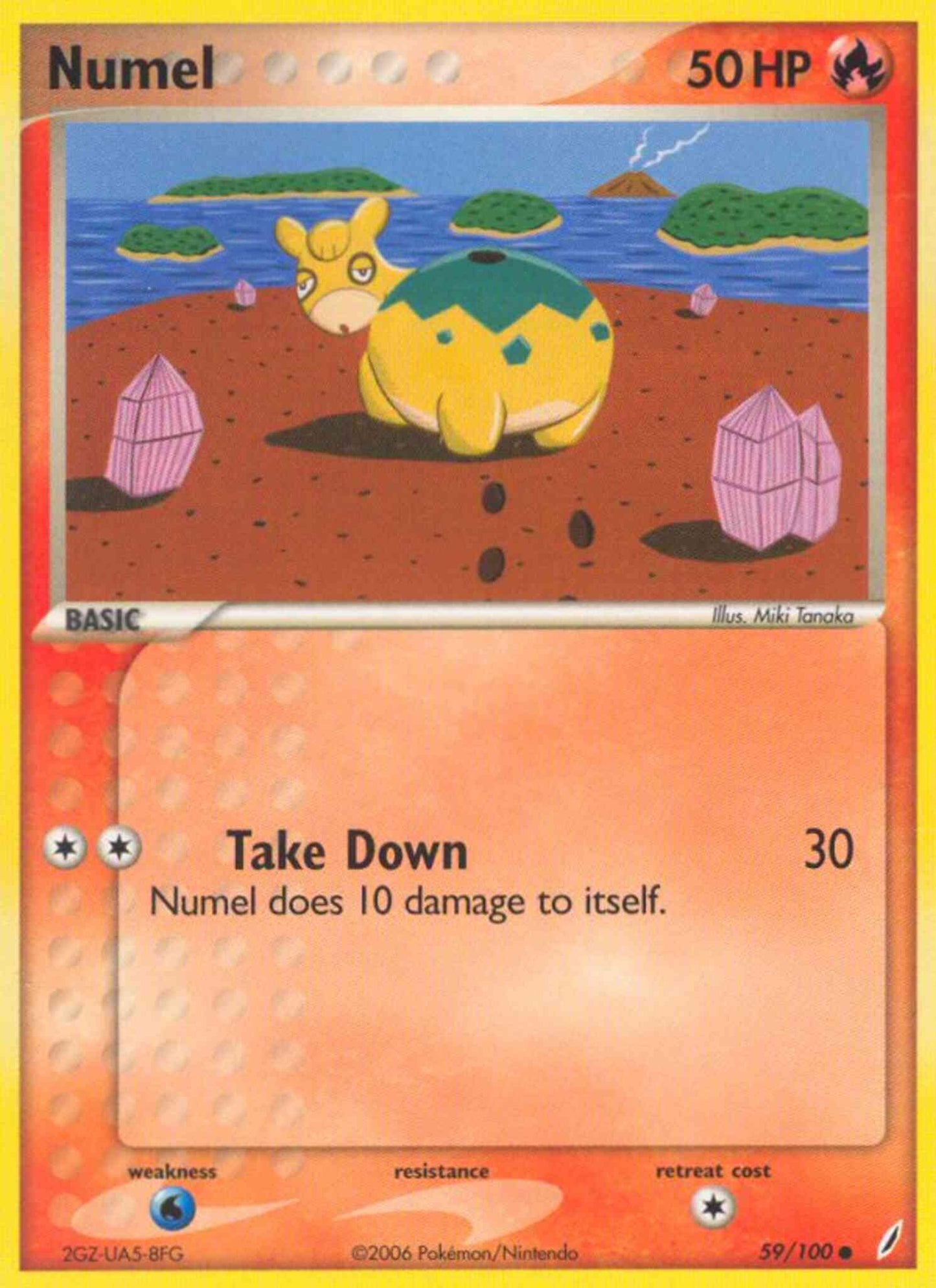 Numel - 59/100 - Common [ex14-59] [Reverse Holo]