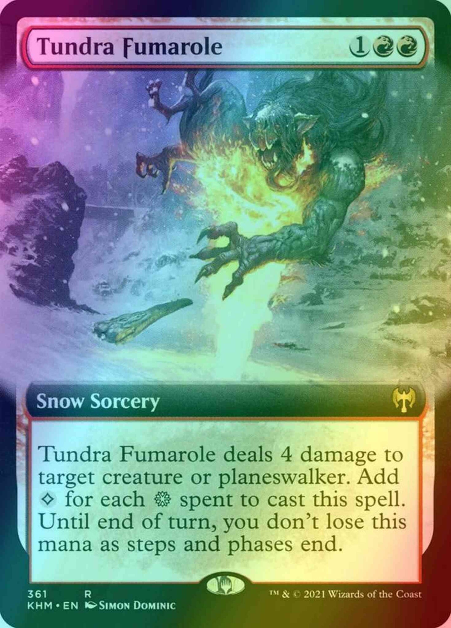 Tundra Fumarole [361] [Extended Art] [Kaldheim] [Foil]