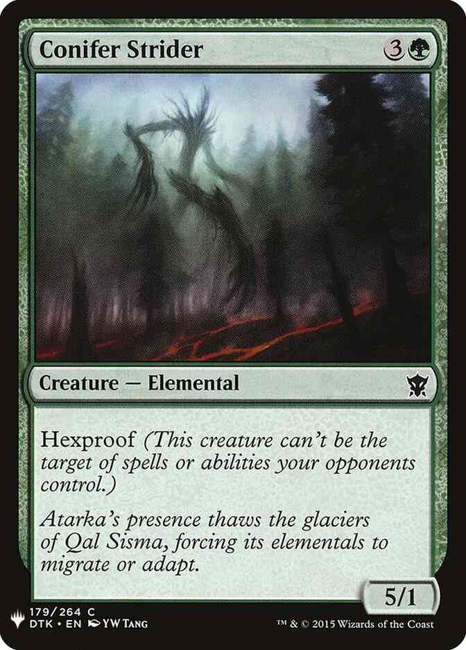 Conifer Strider [DTK-179] [The List] [Non-Foil]