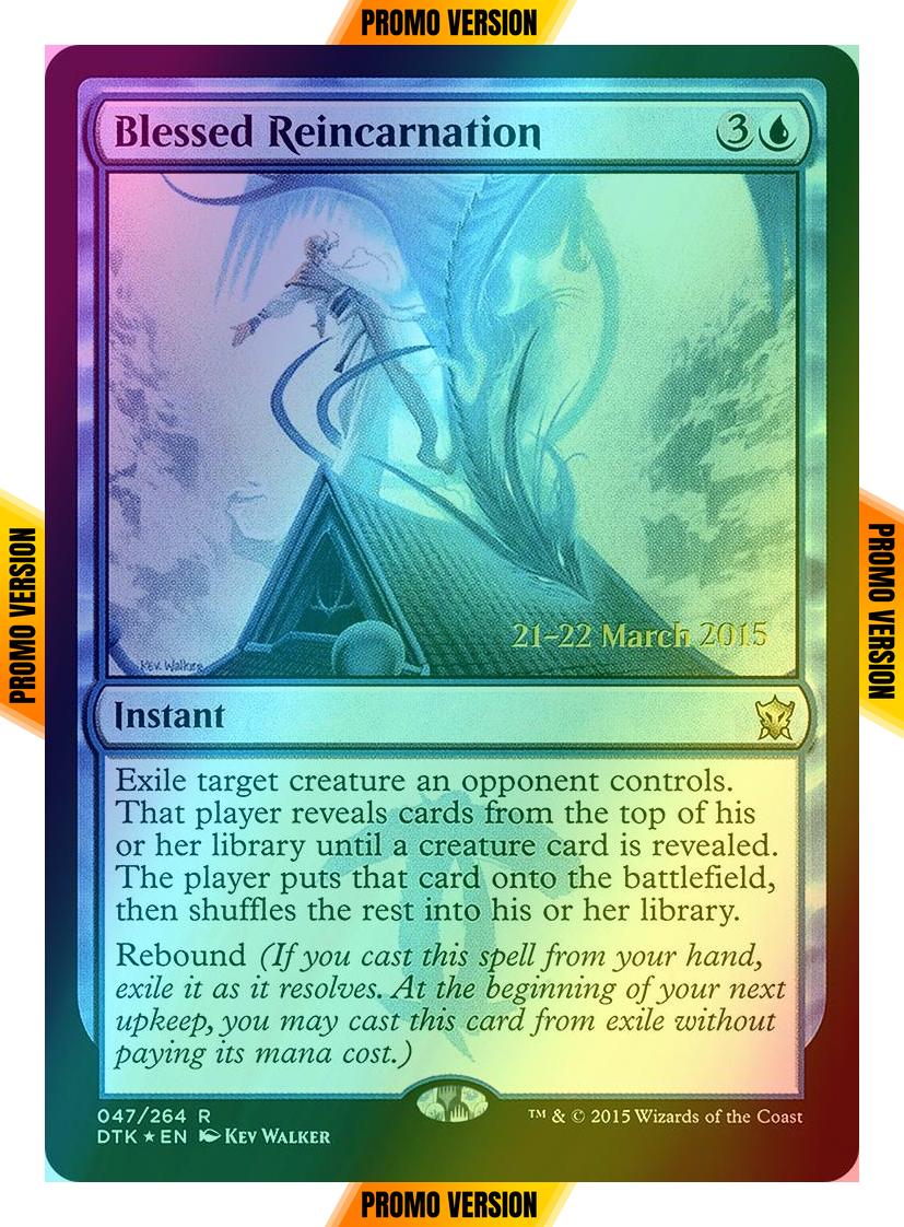 Blessed Reincarnation [47s] [Dragons of Tarkir Promos] [Foil]