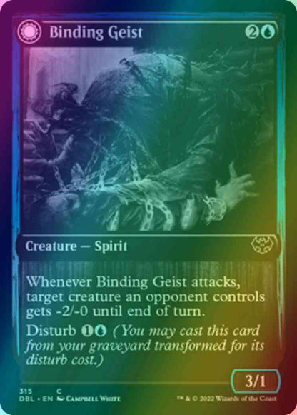 Binding Geist // Spectral Binding [315] [Innistrad: Double Feature] [Foil]