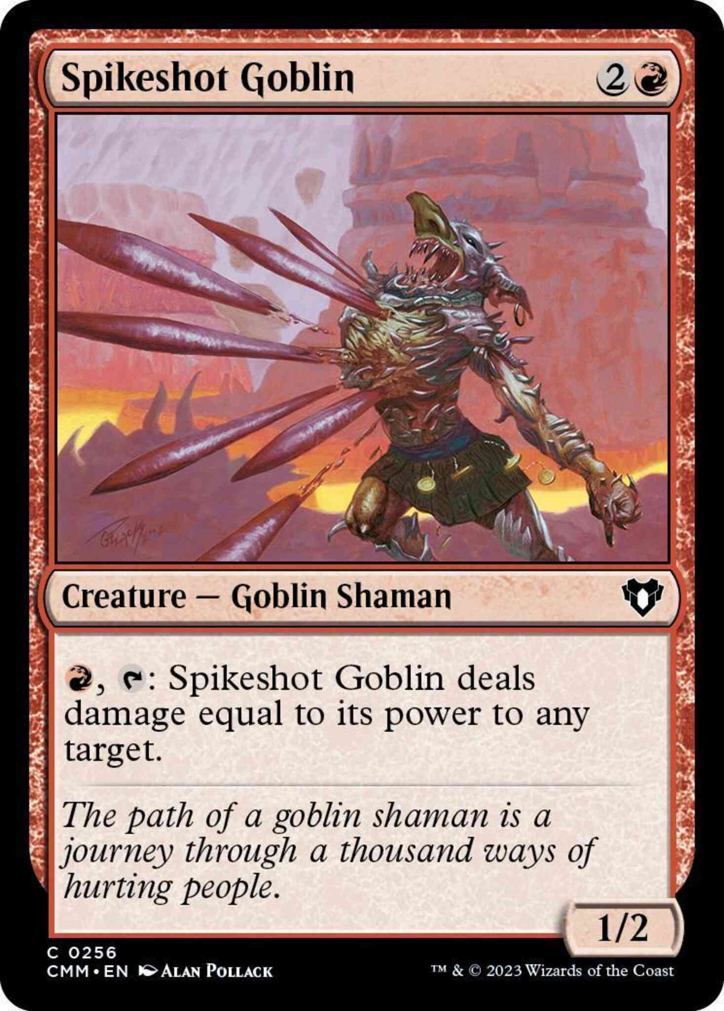 Spikeshot Goblin [256] [Commander Masters] [Non-Foil]