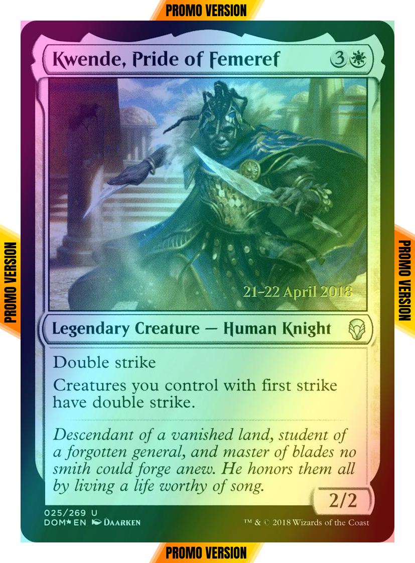 Kwende, Pride of Femeref [25s] [Dominaria Promos] [Foil]