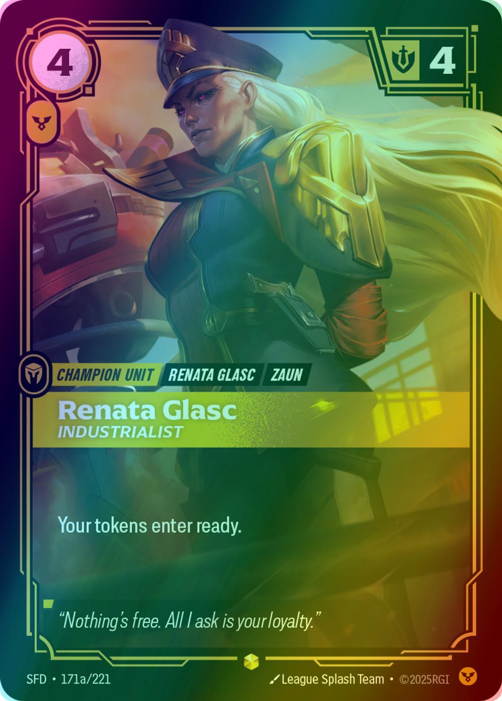 Renata Glasc - Industrialist (Alternate Art) - 171a/221 [Spiritforged] [Foil]