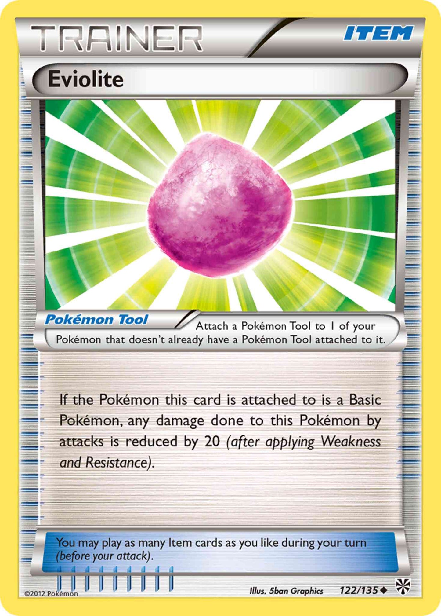 Eviolite - 122/135 - Uncommon [bw8-122] [Reverse Holo]