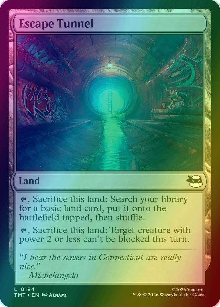 Escape Tunnel [184] [Teenage Mutant Ninja Turtles] [Foil]