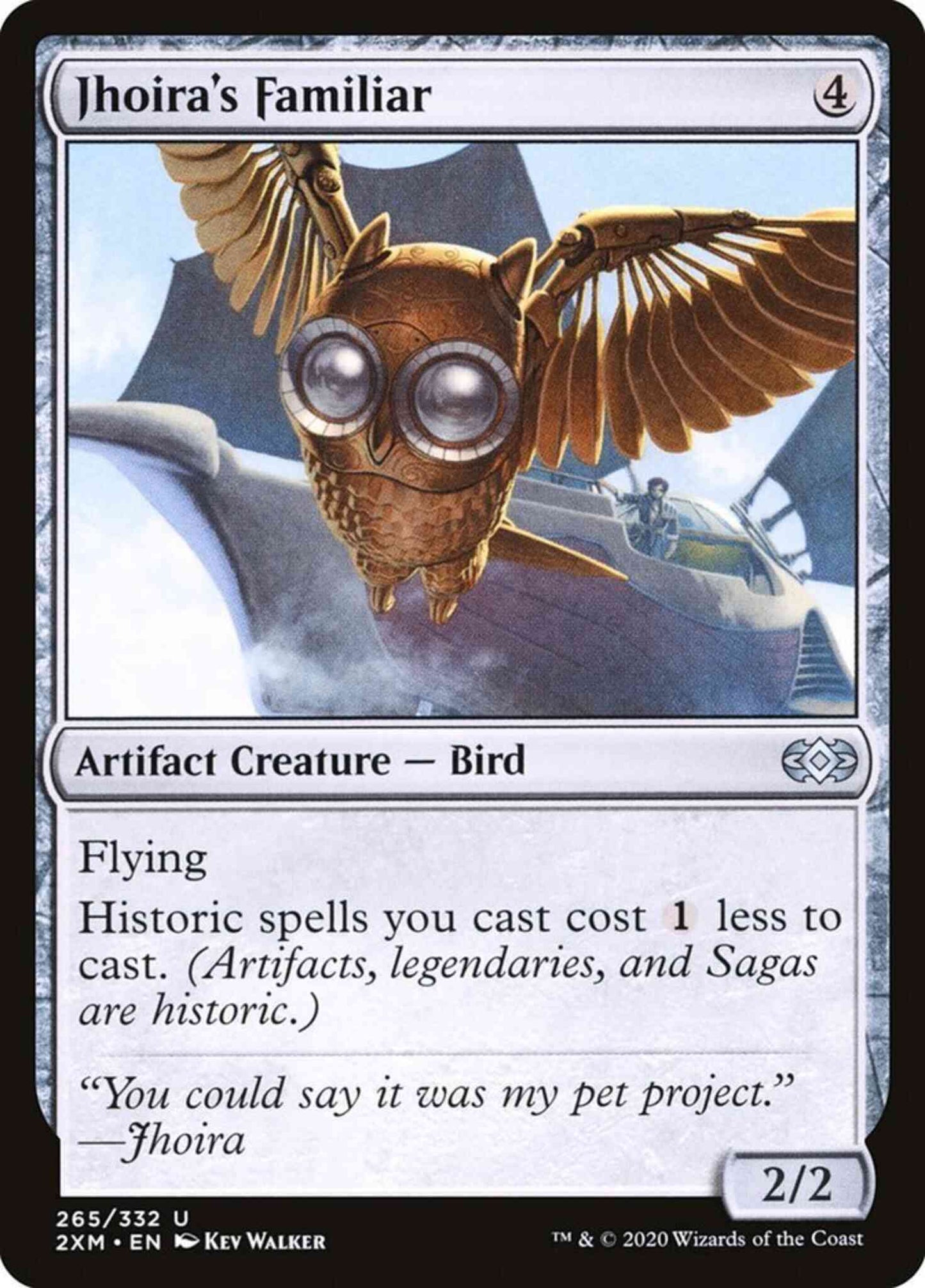 Jhoira's Familiar [265] [Double Masters] [Non-Foil]