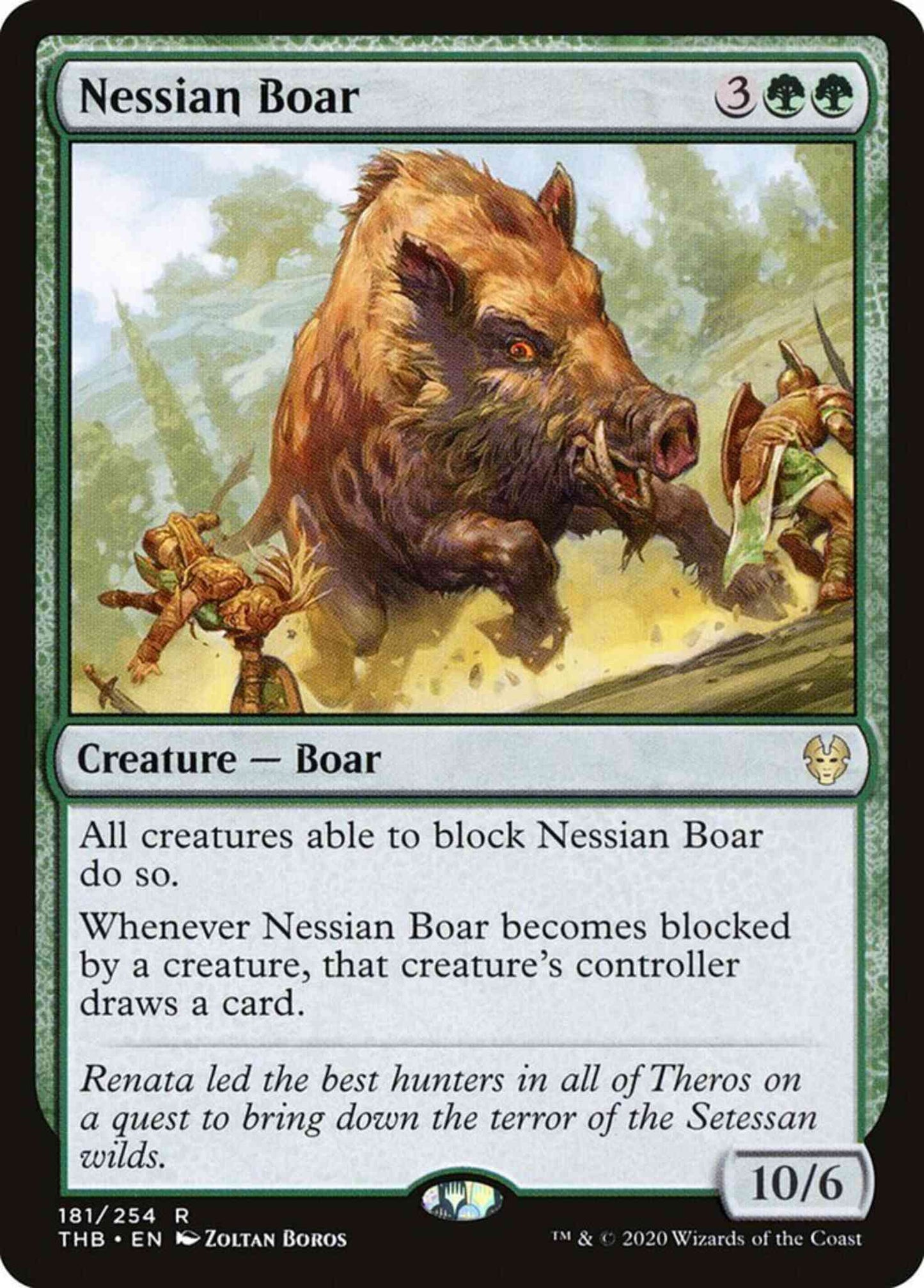 Nessian Boar [181] [Theros Beyond Death] [Non-Foil]