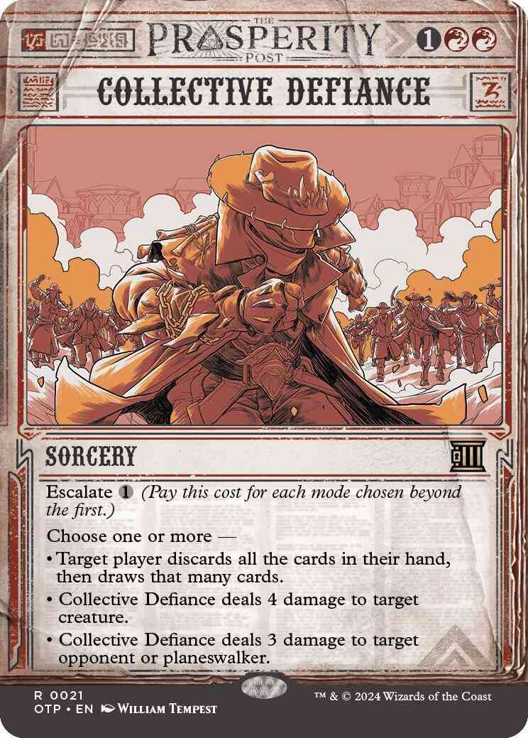 Collective Defiance [21] [Breaking News Showcase] [Breaking News] [Non-Foil]