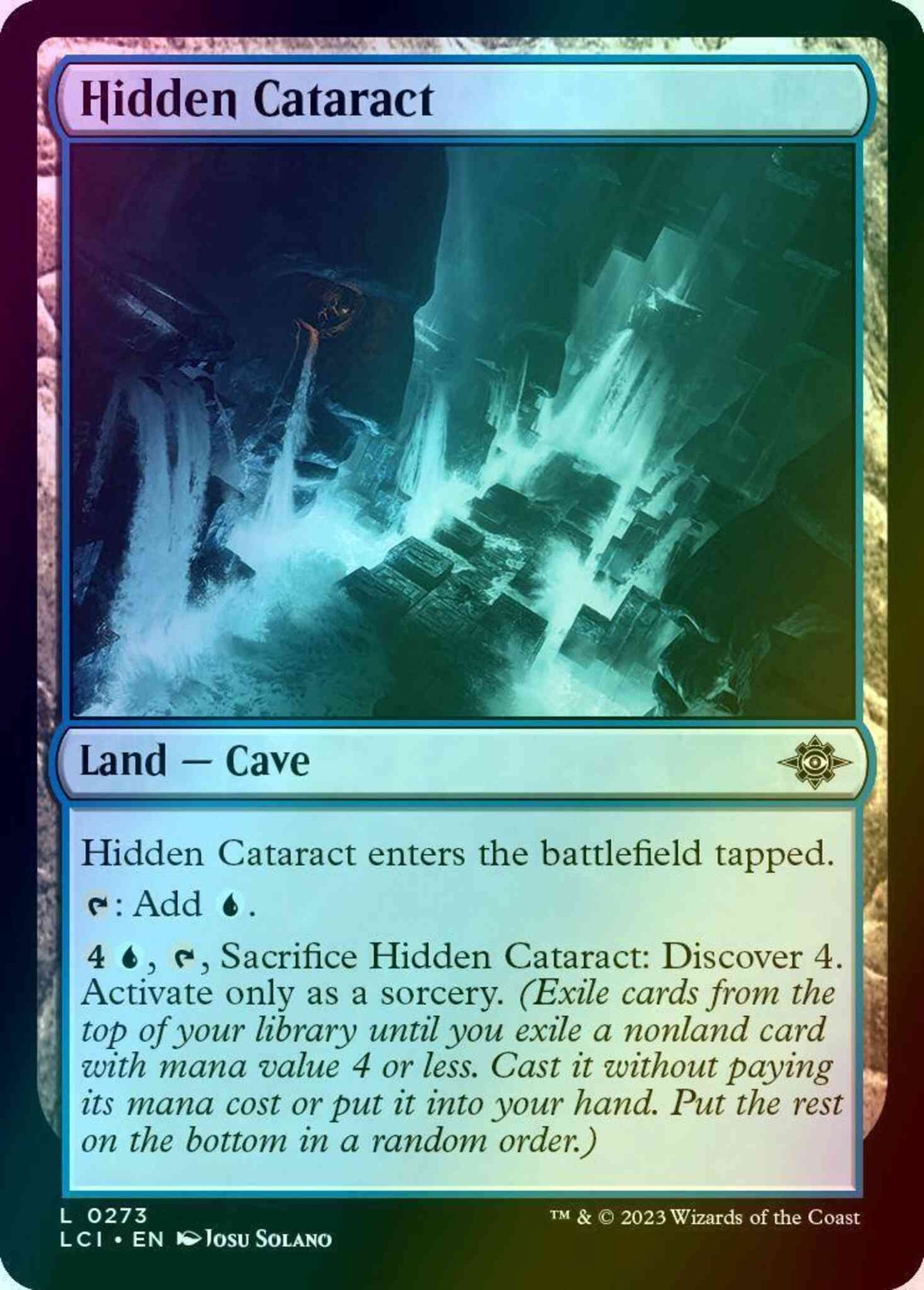 Hidden Cataract [273] [The Lost Caverns of Ixalan] [Foil]