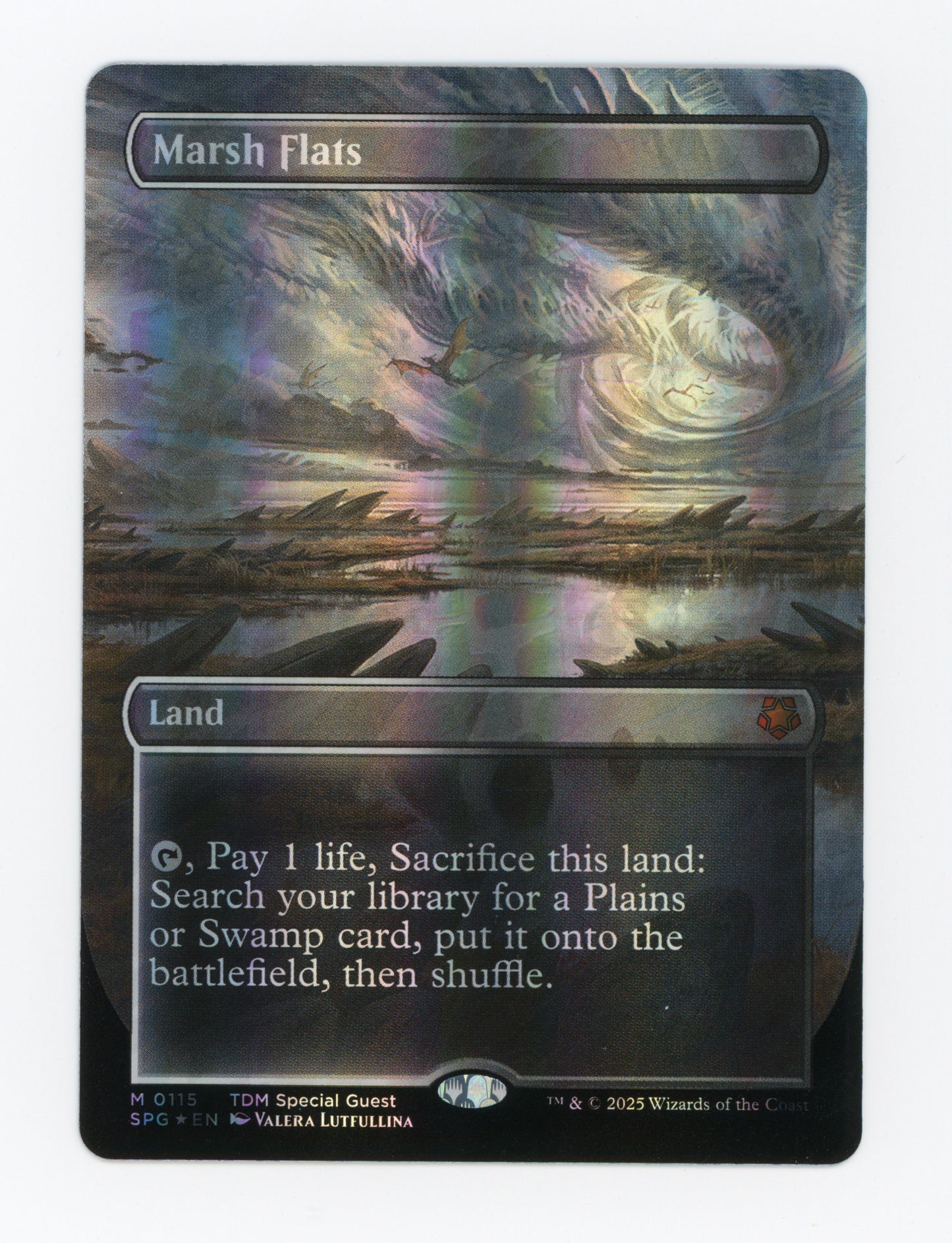 Marsh Flats — Borderless|Dragonscale Foil — ID 17265