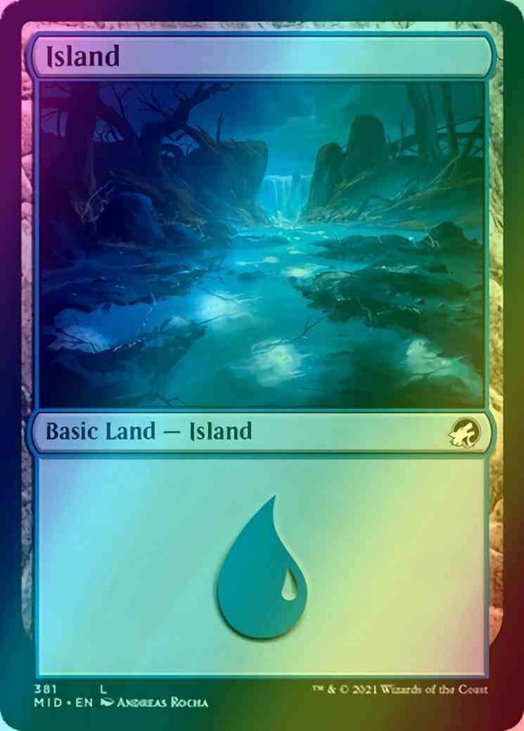 Island [381] [Innistrad: Midnight Hunt] [Foil]