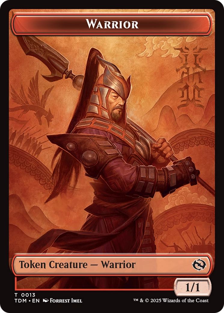 Servo Token (31) // Warrior Token (13) [Tarkir: Dragonstorm: Commander: Tokens] [Non-Foil]