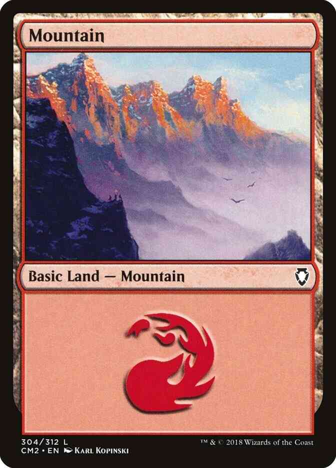 Mountain [304] [Commander Anthology Volume II] [Non-Foil]
