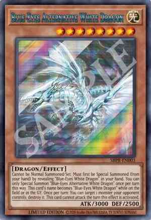 Blue-Eyes Alternative White Dragon - SBPR-EN003 - Secret Rare - Limited