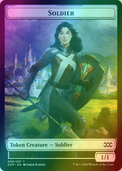 Soldier Token (06) // Squirrel Token (18) [Double Masters Tokens] [Foil]