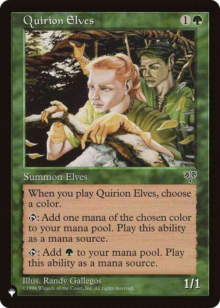 Quirion Elves [MIR-234] [The List] [Non-Foil]