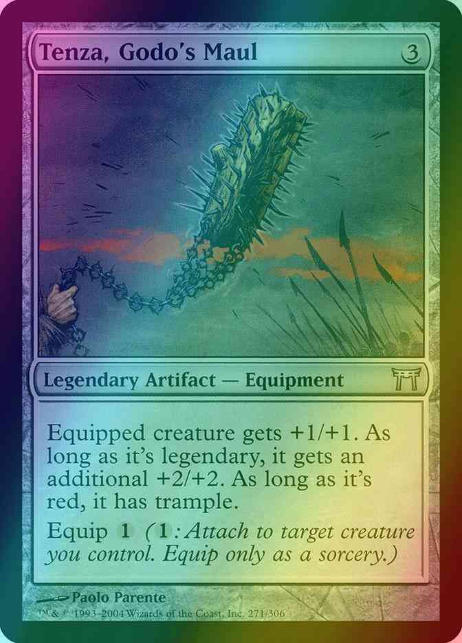 Tenza, Godo's Maul [271] [Champions of Kamigawa] [Foil]