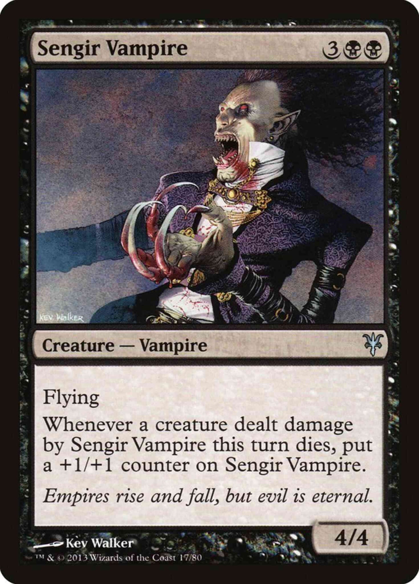 Sengir Vampire [17] [Duel Decks Sorin vs Tibalt] [Non-Foil]