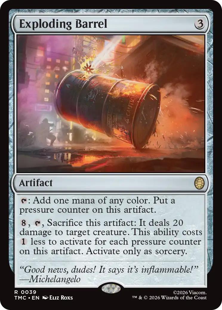Exploding Barrel [39] [Teenage Mutant Ninja Turtles Eternal] [Non-Foil]