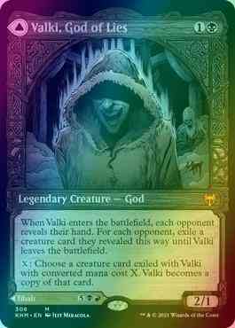 Valki, God of Lies // Tibalt, Cosmic Impostor [308] [Showcase] [Kaldheim] [Foil]
