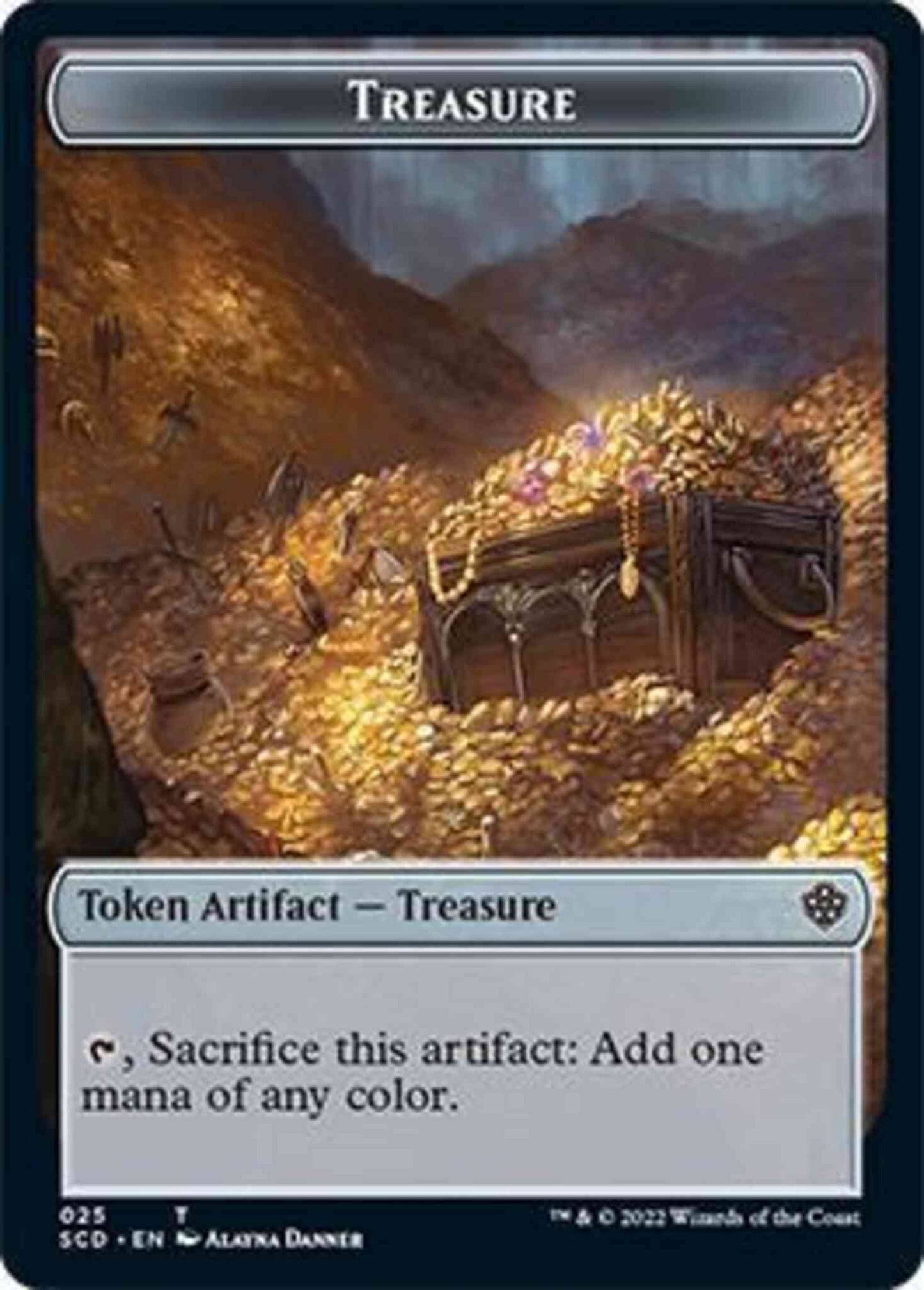 Treasure Token (25) // Treasure Token (25) [Starter Commander Decks: Tokens] [Non-Foil]