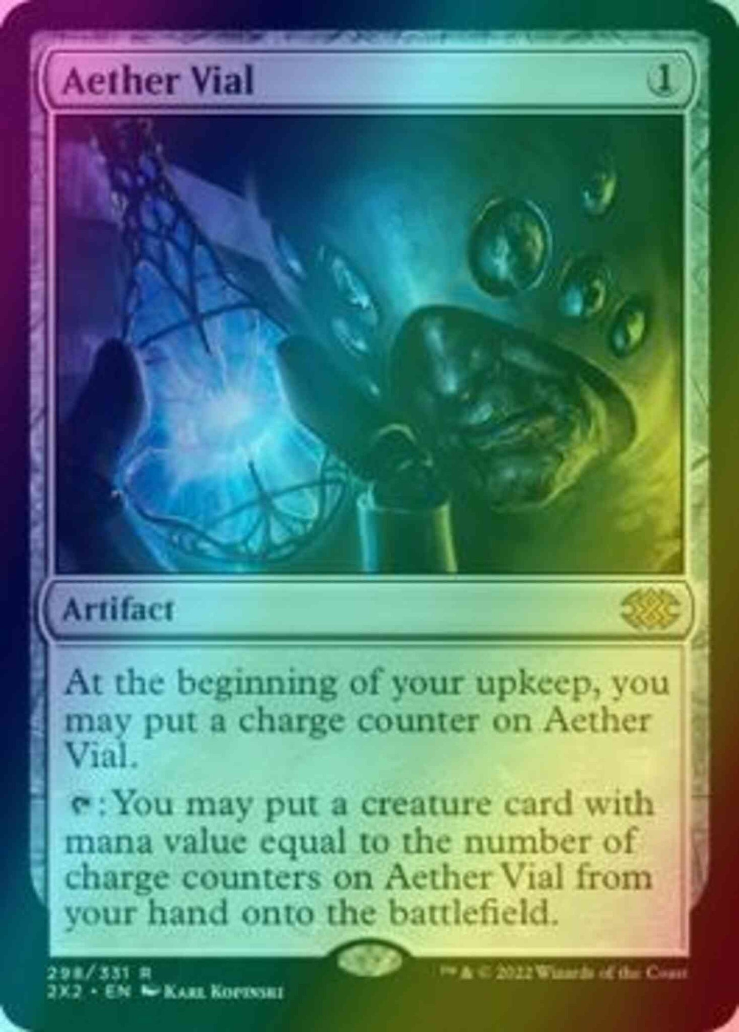 Aether Vial [298] [Double Masters 2022] [Foil]